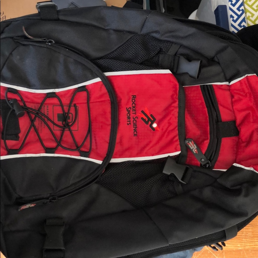 Rocket science sports triathlon gym bag.